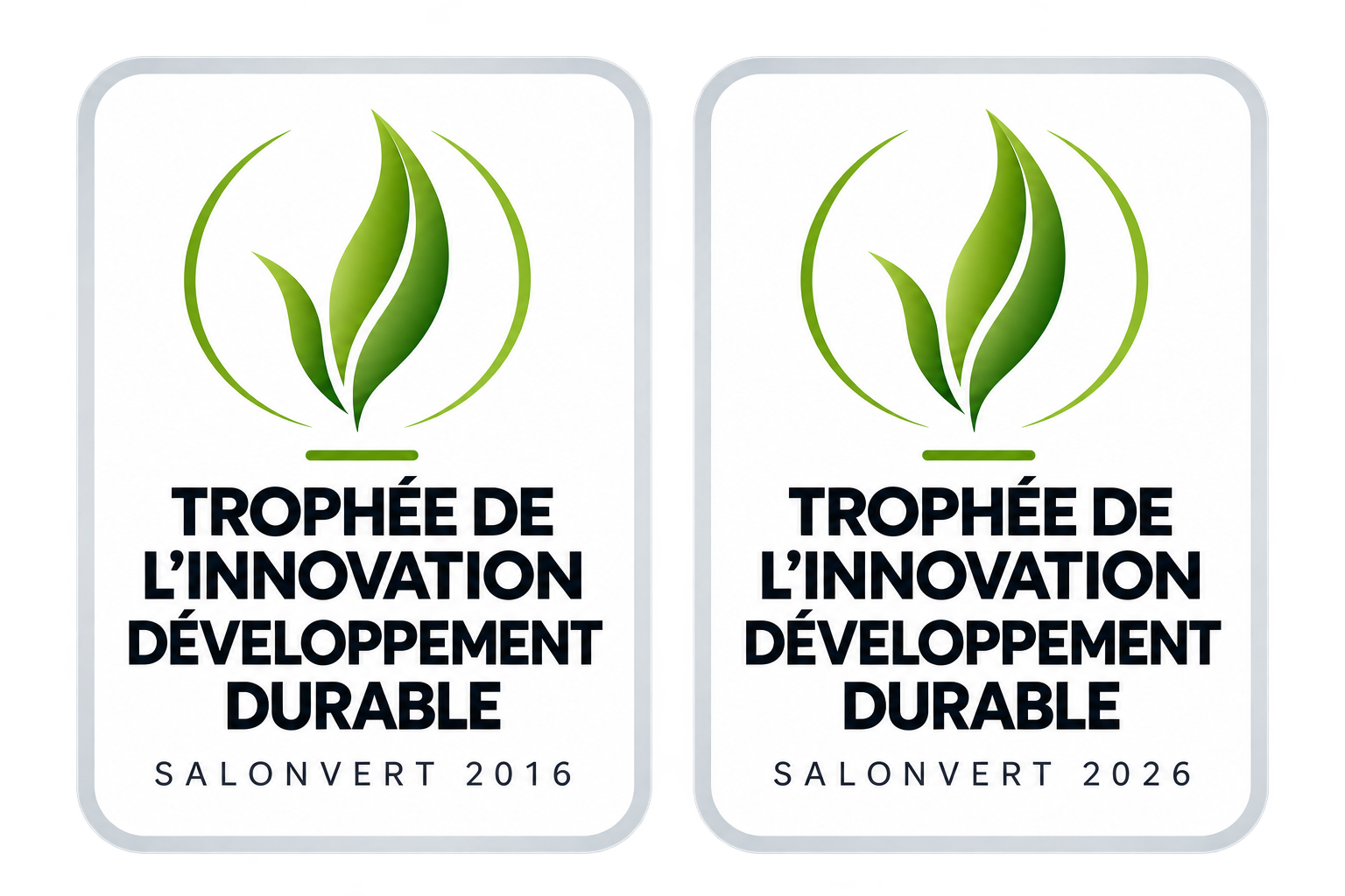 RIPAGREEN récompensé par le Prix de l'Innovation et du Développement Durable à Salonvert en 2016 et 2026